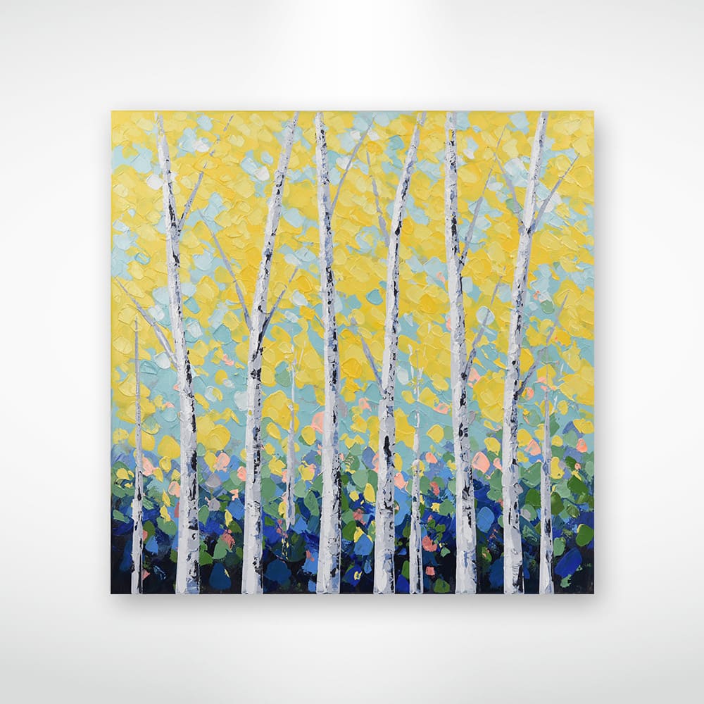 인테리어 그림 자작나무