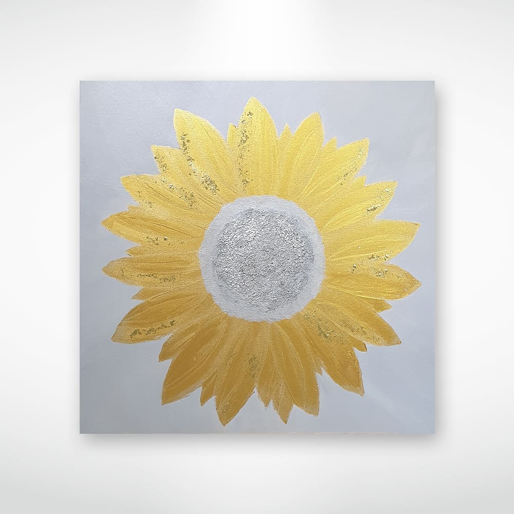 인테리어 그림 골드해바라기